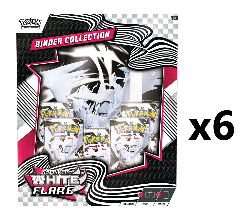 Pokemon White Flare SV10.5 [6x] Binder Collection Case