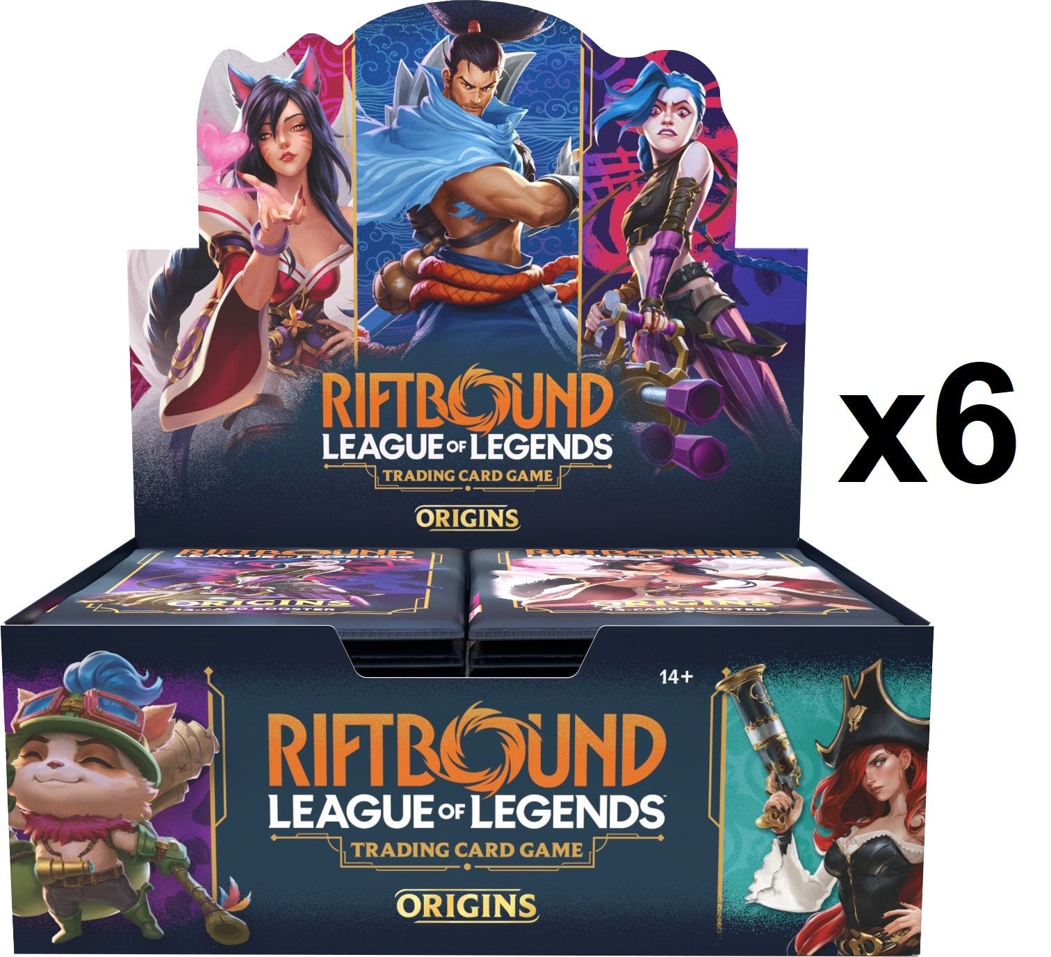 Riftbound - League of Legends TCG: Origins Booster Box (6) Sealed Case